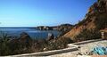 Amoopi - – náš současný dvou týdenní řecký domov obklopený skalisky a několika nádhernými plážemi.