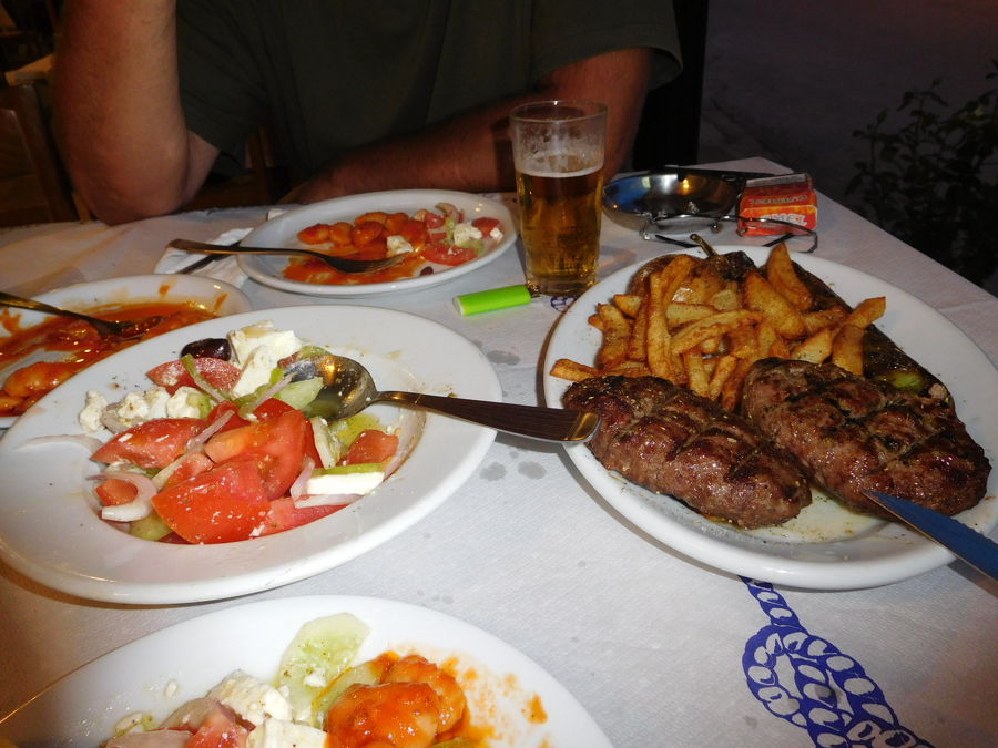Miluju řecké biftekia-tady byly famózní!